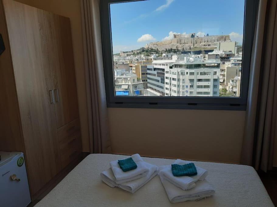אתונה Luxury Studio With Unique View Of The Acropolis מראה חיצוני תמונה